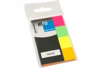 INFO Page Marker im Umschlag Neon, 20x50mm,4x40 Blatt, 5670-89