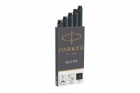 PARKER Tintenpatrone Quink Z 44, 1950382, schwarz 5 Stück