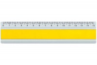 DUX Lineal Joy Color 15cm Alu, gelb, FA-JC/15Y