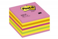 POST-IT Würfel  76x76mm, 2028-NP, neon/pink/450 Blatt