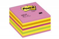 POST-IT Würfel 76x76mm, 2028-NP, neon/pink/450 Blatt POST-IT Würfel 76x76mm, 2028-NP, neon/pink/450 Blatt