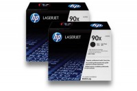 Hewlett Packard Toner-Kartusche 2x schwarz 2x 12000 Seiten (CE390XD, 90X)