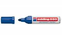 EDDING Permanent Marker 550 3-4mm, 550-3, blau