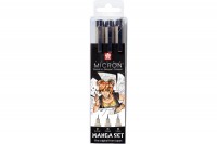 SAKURA Manga Pigma Micron Set 3 pcs., POXSDKMAN