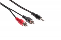 LINK2GO Stereo Cable, 3.5-Cinch, SC2113KBB, male/male, 2.0m