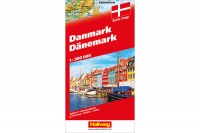 HALLWAG Strassenkarte, 382830012, Dänemark (Dis/BT) 1:300'000