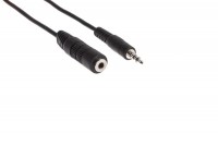 LINK2GO Stereo Extenstion Cable, SC3111PBB, male/female, 5.0m