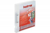KOLMA Ringbuch Vario KF  A4, 02.118.00, farblos, 8cm, 20mm, 150 Blatt