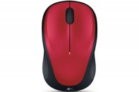 LOGITECH M235 Wireless Mouse, 910-002496, red