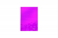 LEITZ Notizbuch WOW A5, 46271023, liniert, 90g  pink