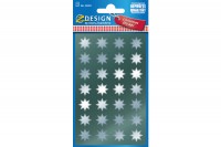 Z-DESIGN Sticker Sterne, 52810, silber