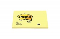 POST-IT Block  76x127mm, 655, gelb/100 Blatt