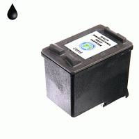 Tintenpatrone schwarz, 23 ml. kompatibel zu HP C6656AE