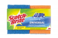SCOTCH-BRITE Universal Schwamm, SB617/2, blau/orange 2 Stück