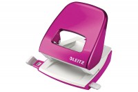LEITZ Bürolocher NeXXt, 50081023, pink metallic für 30 Blatt