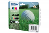 Epson Tintenpatrone Golf Ball gelb cyan magenta schwarz High-Capacity 1100 Seiten (monochrom) 3x 300