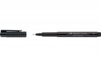 FABER-CASTELL Pitt Artist Pen F 0.45-0.55mm schwarz, 167299