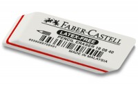 FABER-CASTELL Radierer Latex-free weiss, 180840