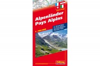 HALLWAG Strassenkarte, 382830004, Alpenländer 1:700'000