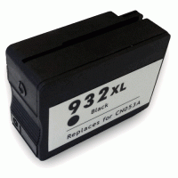 Tintenpatrone schwarz Nr. 932 mit XXL-Inhalt, 39ml. kompatibel zu HP CN053AE, CN057AE