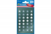 Z-DESIGN Sticker Sterne, 52811, silber