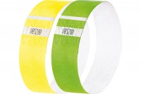 SIGEL Eventbänder SuperSoft Mix, EB219, gelb/grün,255x25mm,120ST