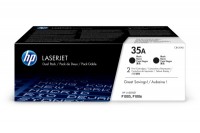 Hewlett Packard Toner-Kartusche 2x schwarz 2-er Pack 2x 1500 Seiten (CB435AD, 35AD)