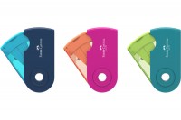 FABER-CASTELL Taille-crayon Sleeve Trend ass. couleurs, 182704 FABER-CASTELL Taille-crayon Sleeve Trend ass. couleurs, 182704