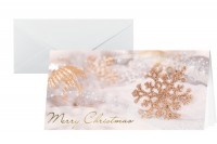 SIGEL Weihnachts-Karte/Couvert 2/3A4 220/100g je 10 Stück, DS055