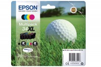 Epson Tintenpatrone Golf Ball gelb cyan magenta schwarz High-Capacity 1100 Seiten (monochrom) 3x 950