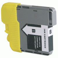 Tintenpatrone schwarz, High Capacity 14.6 ml. kompatibel zu Brother LC-980BK, LC-1100BK