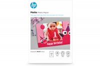 HP HP Matte Photo Paper 10x15cm InkJet, 180g 25 feuilles, 7HF70A