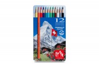 CARAN D'ACHE Farbstifte Prismalo 3mm, 999.312, 12 Farben ass.,Metallschachtel CARAN D'ACHE Farbstifte Prismalo 3mm, 999.312, 12 Farben ass.,Metallschachtel