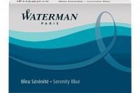 WATERMAN Tintenpatronen Standard, S0110860, blau 8 Stück WATERMAN Tintenpatronen Standard, S0110860, blau 8 Stück
