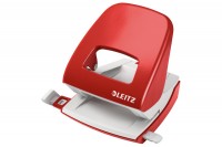 LEITZ Bürolocher NeXXt 8cm/5.5mm, 50086025, rot f. 30 Blatt Blister
