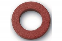 MAGNETOPLAN Ringmagnet rot, 1256006, lackiert, 10 Stk. 12x3,5mm