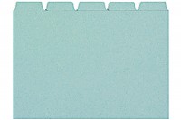 BIELLA Kartei-Leitkarten Blanko A7, 210755.05, blau, 25-teilig