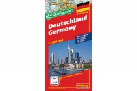 HALLWAG Strassenkarte, 382830013, Deutschland (Dis) 1:700'000