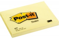 POST-IT Block  76x102mm, 657, gelb/100 Blatt