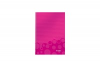 LEITZ Notizbuch WOW A5, 46281023, kariert, 90g  pink