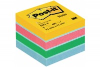 POST-IT Würfel Mini 51x51mm, 2051-U, 4-farbig/4x100 Blatt POST-IT Würfel Mini 51x51mm, 2051-U, 4-farbig/4x100 Blatt