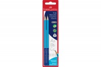 FABER-CASTELL Crayon Grip B ass. 2 pcs., 517093