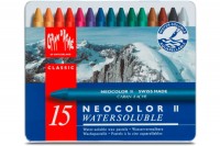 CARAN D'ACHE Wachspastelle Neocolor II, 7500.315, 15-farbig assortiert