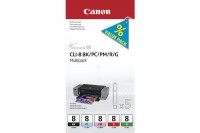 Canon Tintenpatrone schwarz (0620B027, CLI-8BK CLI-8G CLI-8PC CLI-8PM CLI-8R)