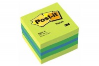 POST-IT Würfel Mini Lemon 51x51mm, 2051-L, 3-farbig ass./400 Blatt