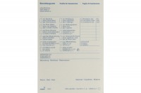 SIMPLEX Übermittlungsblock recycl. A6, 13222, dreisprachig D/F/I 70 Blatt