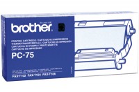 Brother Mehrfachkassette + 1 Thermo-Transfer-Rolle schwarz 144 Seiten (PC-75)