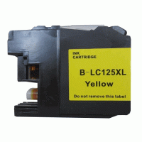 Tintenpatrone yellow, 10 ml. kompatibel zu Brother LC-123Y