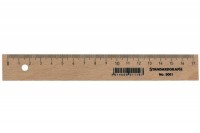 DUX Holzlineal 17cm, 9061, unlackiert